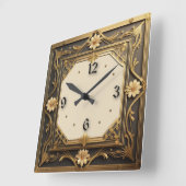 アールデコ スクエア壁時計 (傾斜)