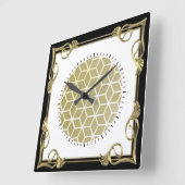 アールデコ スクエア壁時計 (傾斜)