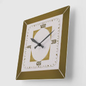 アールデコ スクエア壁時計 (傾斜)