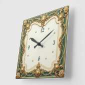 アールデコ スクエア壁時計 (傾斜)