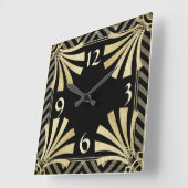 アールデコ スクエア壁時計 (傾斜)