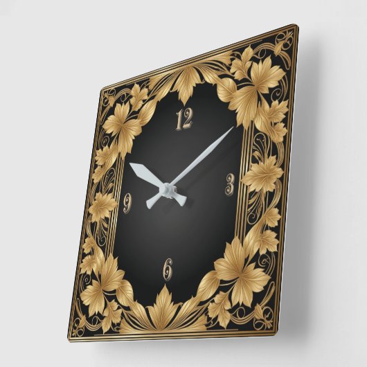 アールデコ スクエア壁時計 (傾斜)