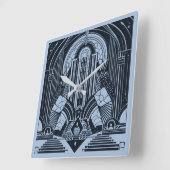 アールデコ スクエア壁時計 (傾斜)