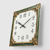 アールデコ スクエア壁時計 (傾斜)