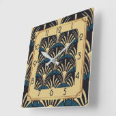 アールデコ スクエア壁時計 (傾斜)