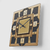 アールデコ スクエア壁時計 (傾斜)