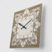 アールデコ スクエア壁時計 (傾斜)