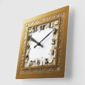 アールデコ スクエア壁時計 (傾斜)