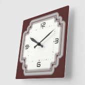 アールデコ スクエア壁時計 (傾斜)