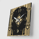 アールデコ スクエア壁時計 (傾斜)