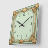 アールデコ スクエア壁時計 (傾斜)