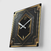 アールデコ スクエア壁時計 (傾斜)