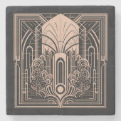 アールデコ ストーンコースター (正面)