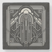 アールデコ ストーンコースター (正面)