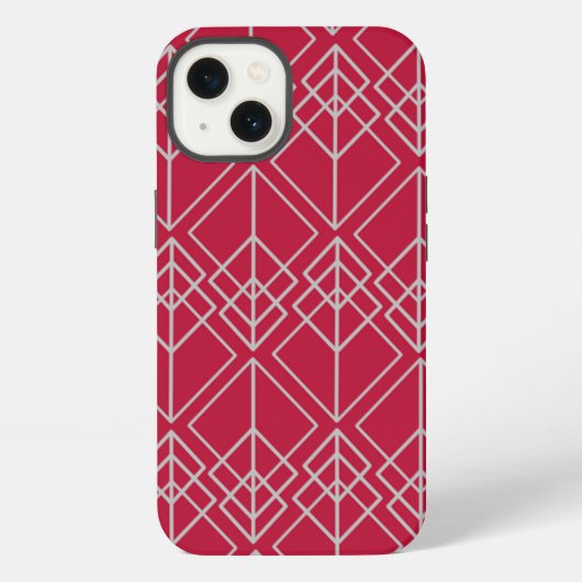 アールデコ ダイヤモンド  iPhoneケース (裏面)