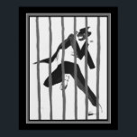 アールデコ『トゥムルテノワール・ジャズ』（1927年） ポスター<br><div class="desc">1927アールデコプリントby Paul Colin's lithograph" Tumulte Noir Jazz" 16x20を掲載。その他のサイズとオプションが利用可能。</div>