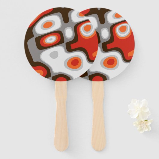 アールデコ ハンドファン (正面&裏面)