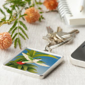 アールデコ ハummingbird キーチェーン (側面)