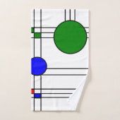 アールデコ バスタオルセット (ハンドタオル)