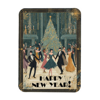 アールデコ バルルームダンス 謹賀新年 マグネット