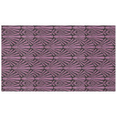 アールデコ,ファンパターン,ピンク,黒,金属,ヴィンテージ, テーブルクロス (正面(横))