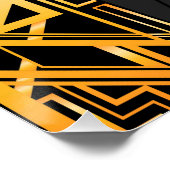 アールデコ、フリッパー・ガール、ヴィンテージ、素晴らしギャツビー、シックな、 ポスター (コーナー)