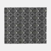 アールデコ フリースブランケット (正面(横))