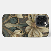 アールデコ フローラル デザイン #2 iPhone / iPad カバー (裏面横)