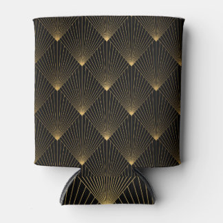 アールデコ：ブラック金ゴールドエレガンス。 缶クーラー