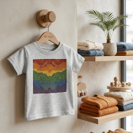 アールデコ プライド フラッグ | レインボー II ビンテージ 1920年代 ベビーTシャツ