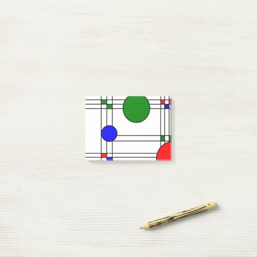 アールデコ ポストイット (デスク上)