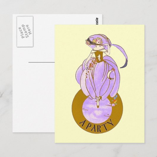 アールデコ ポストカード (正面/裏面)