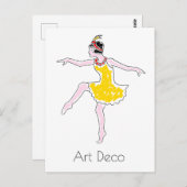 アールデコ ポストカード (正面/裏面)