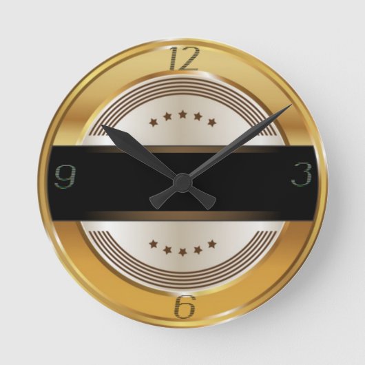 アールデコ ラウンド壁時計 (正面)