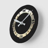 アールデコ ラウンド壁時計 (傾斜)