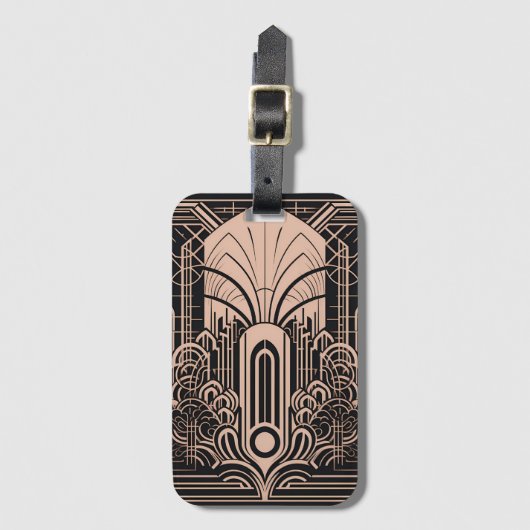 アールデコ ラゲッジタグ (正面縦)