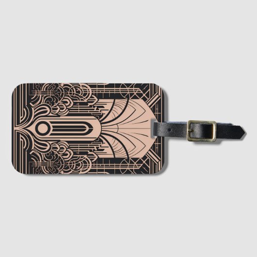 アールデコ ラゲッジタグ (正面横)