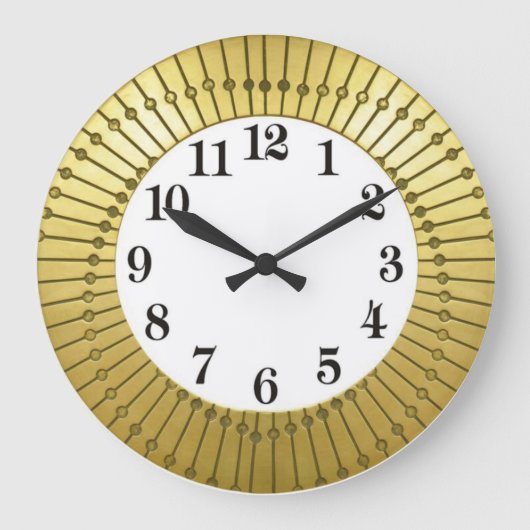 アールデコ ラージ壁時計 (正面)