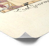 アールデコ『ラ・グルマンディーズ』ジョージ・バービエ ポスター (角)