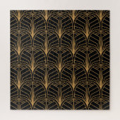 アールデコ、ヴィンテージミニマルパターン。 ジグソーパズル (縦)