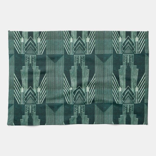 アールデコ，ヴィンテージ,アールヌーボー,ヴィンテージ，シック，エレガント, キッチンタオル (横)