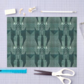 アールデコ，ヴィンテージ,アールヌーボー,ヴィンテージ，シック，エレガント, 薄葉紙 (クラフト)