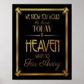 アールデコ、今日もしの天国は今のところ遠くに ポスター (正面)