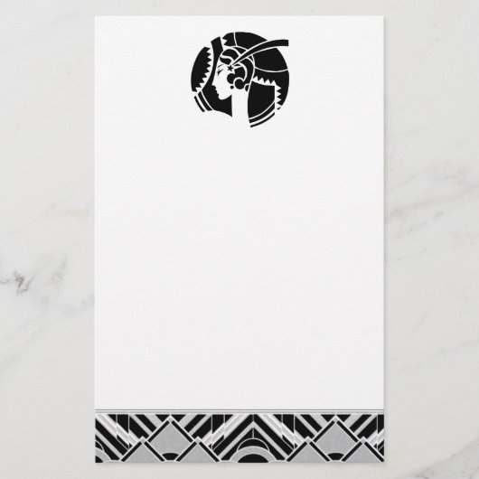 アールデコ 便箋 (正面)