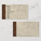 アールデコ 名刺 (正面/裏面)