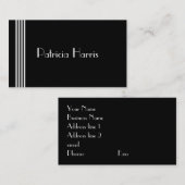 アールデコ 名刺 (正面/裏面)