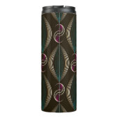 アールデコ：幾何学的ヴィンテージパターン。 タンブラー (裏面)