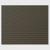 アールデコ:幾何学的ヴィンテージパターン。 ラッピングペーパー (フラット)