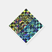 アールデコ-抽象芸術拡散 スタンダードカクテルナプキン (角)