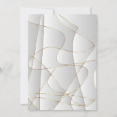 アールデコ 招待状 (裏面)